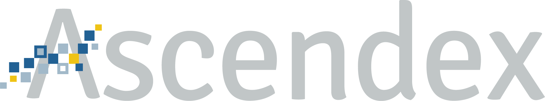 Ascendex Logo Light Gray with Transparent BG Large